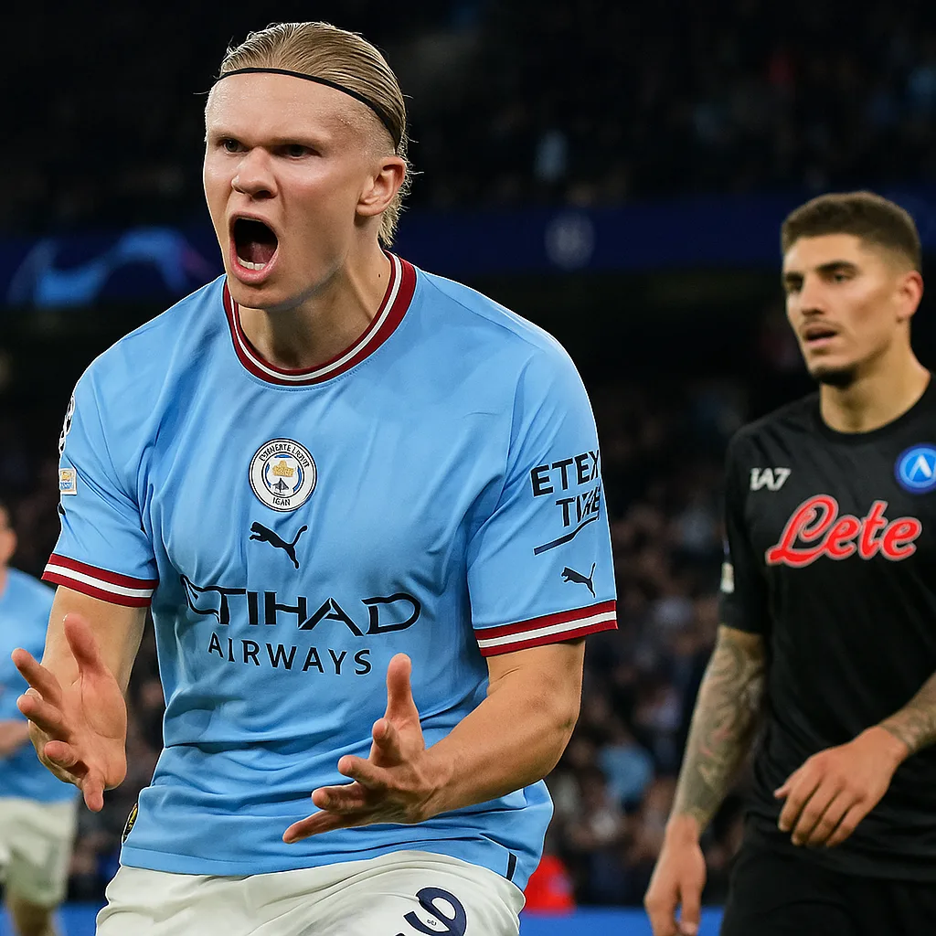 Man City vs Napoli: Haaland Rekor, City Menang 2-0 di Etihad