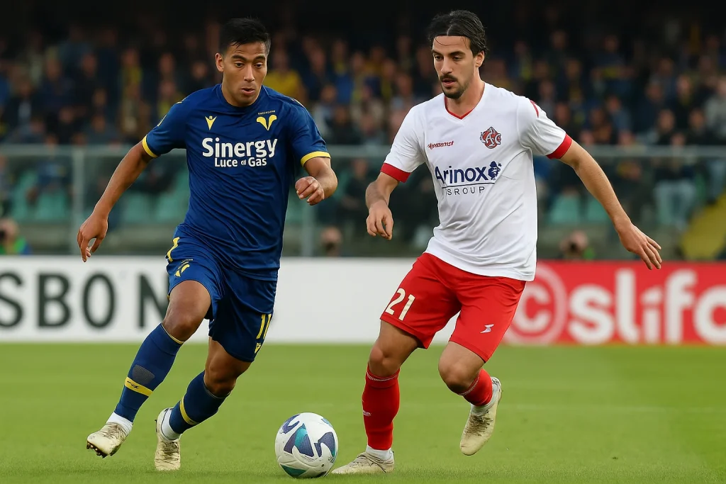 Emil Audero melakukan penyelamatan gemilang dalam laga Verona vs Cremonese di Serie A.